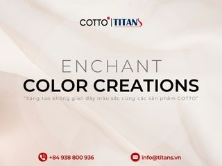 Sáng tạo không gian phòng tắm độc đáo với COTTO Color Creations