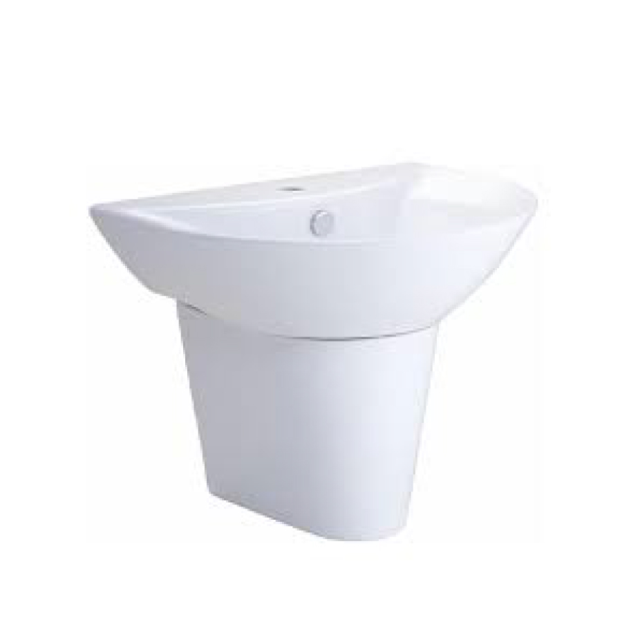 C02197#C4219 Chậu lavabo chân lửng Unique