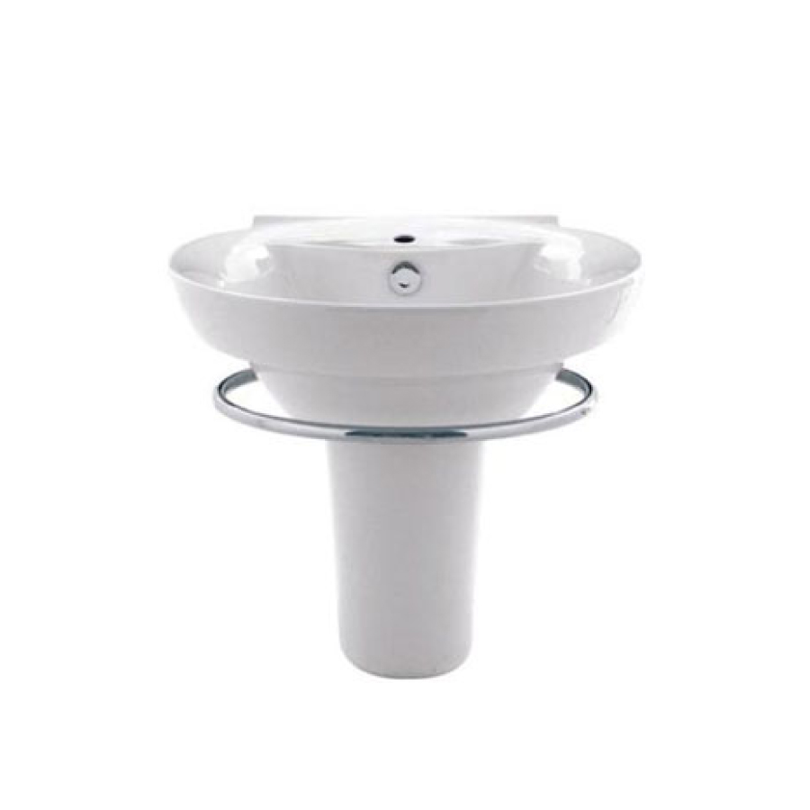 C0285#C420 Chậu lavabo chân lửng Alpha