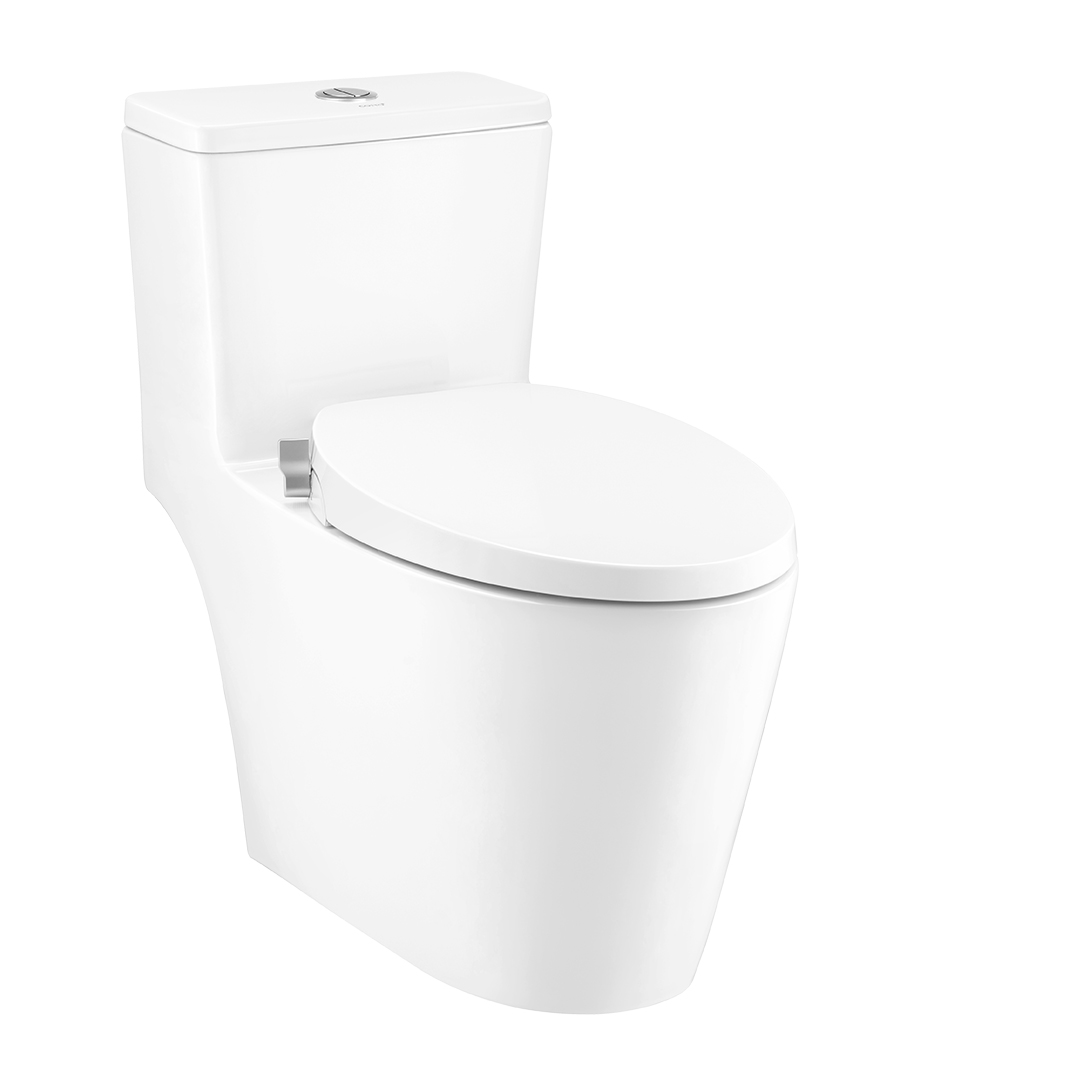 C110507(CN1) Bồn cầu 1 khối nắp rửa cơ CVN92201 Harmony