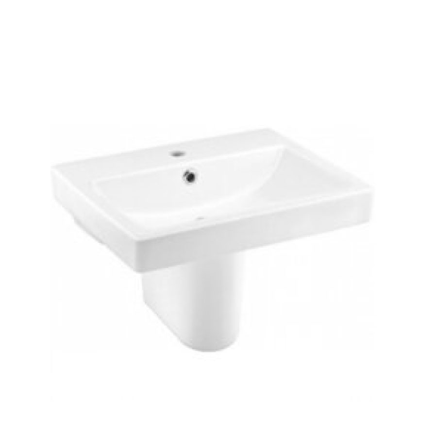 C0156#C420 Chậu lavabo chân lửng Viva