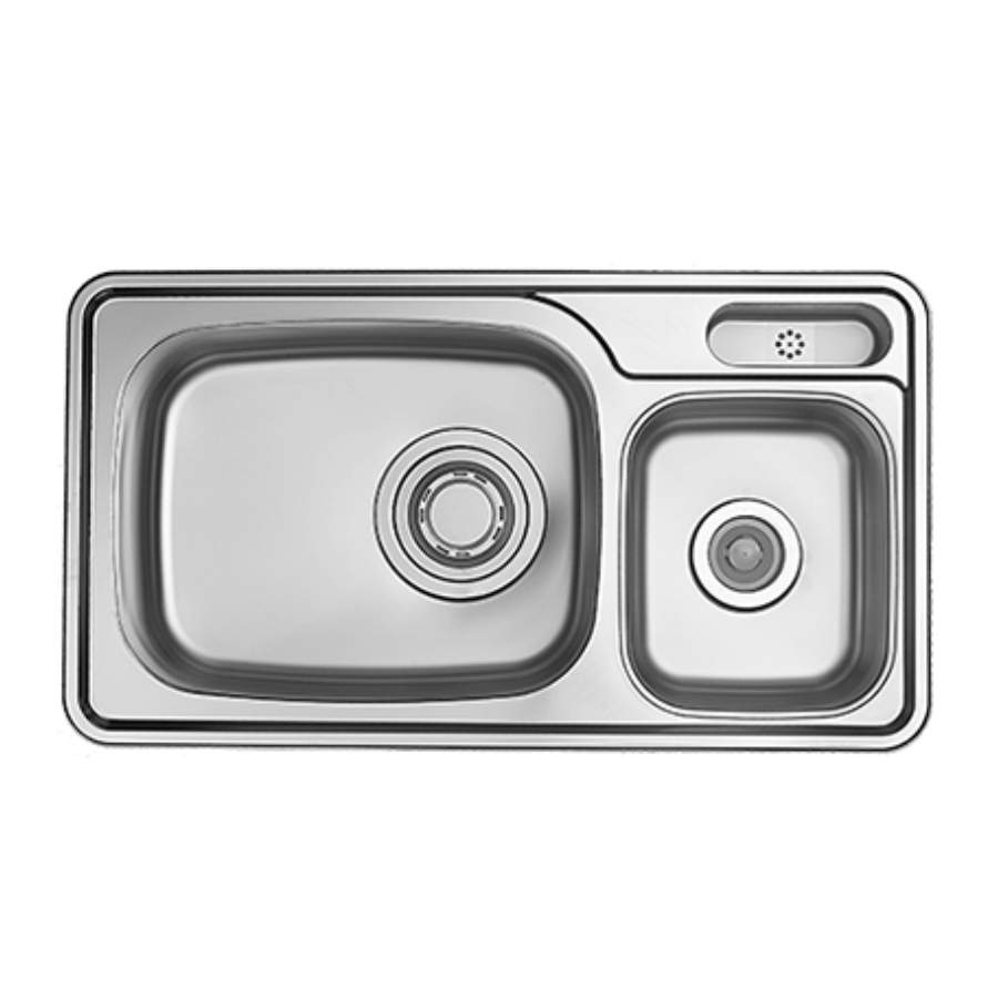 Chậu rửa chén 2 hộc LIZENS LISDP 870