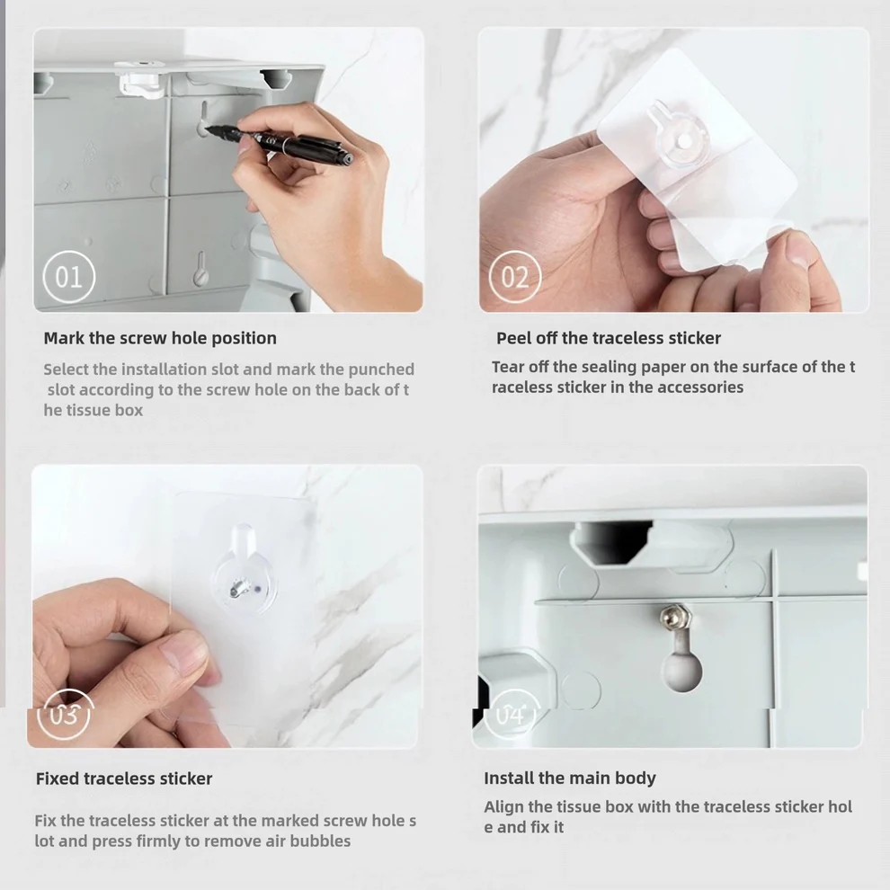 Hộp đựng giấy cuộn HSD-E51019 - Hình ảnh 6