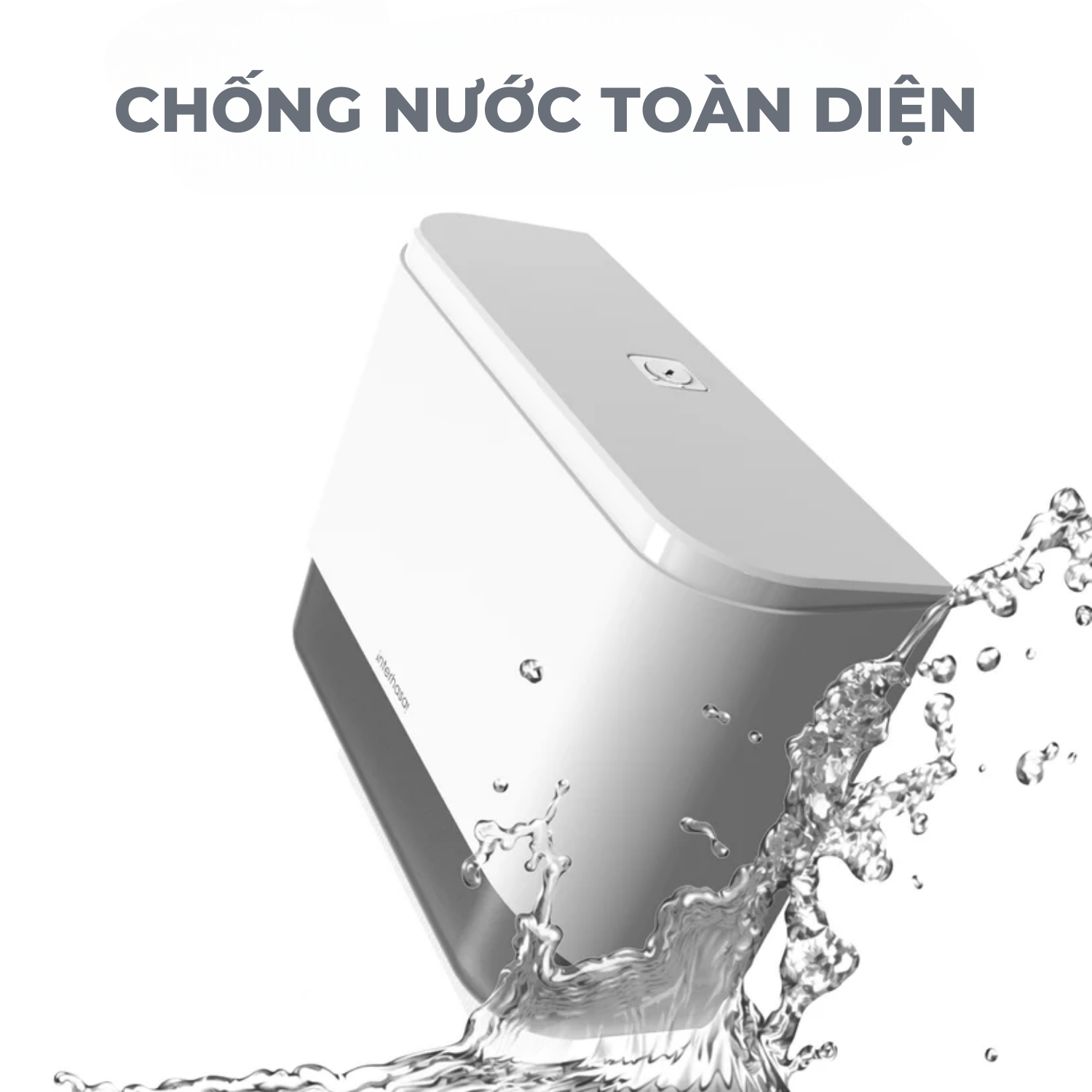 Hộp đựng giấy vuông HSD-E6012 (WH) - Hình ảnh 3