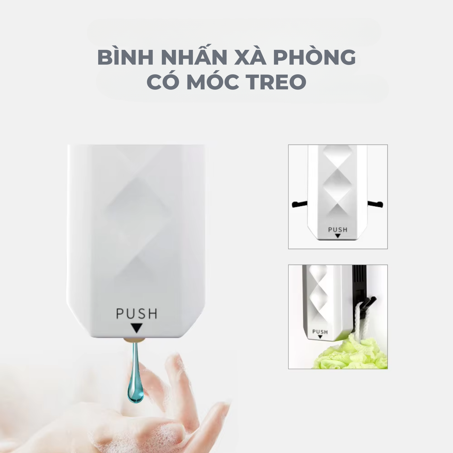 Bình xịt xà phòng HSD-F7016 (WH) - Hình ảnh 4