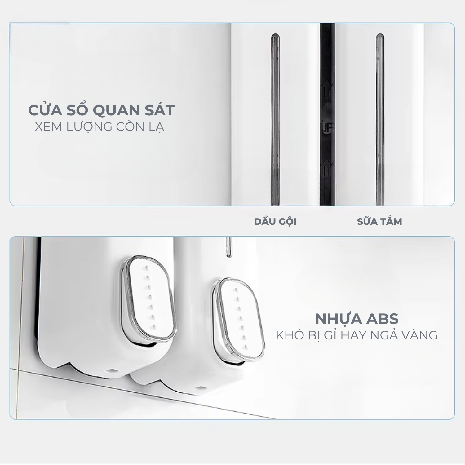 Bình xịt xà phòng HSD-F7020-2 (WH) - Hình ảnh 4