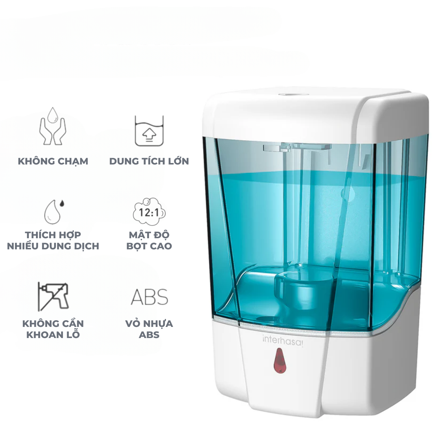 Bình xịt xà phòng tự động HSD-F9031 - Hình ảnh 3